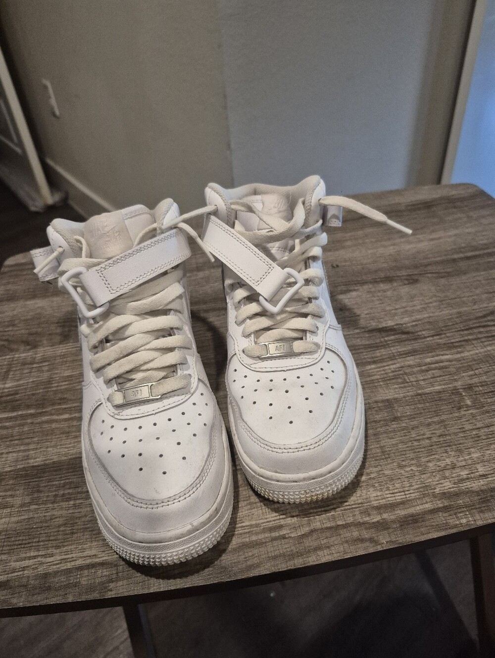 Nike Air Force 1 Mid 07 GS White - DH2933-111 - Size Youth 5.5Y - Clean Shoes